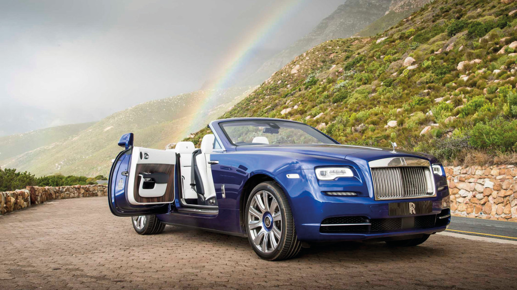 Luxury car review the RollsRoyce Dawn  Savile Row Style