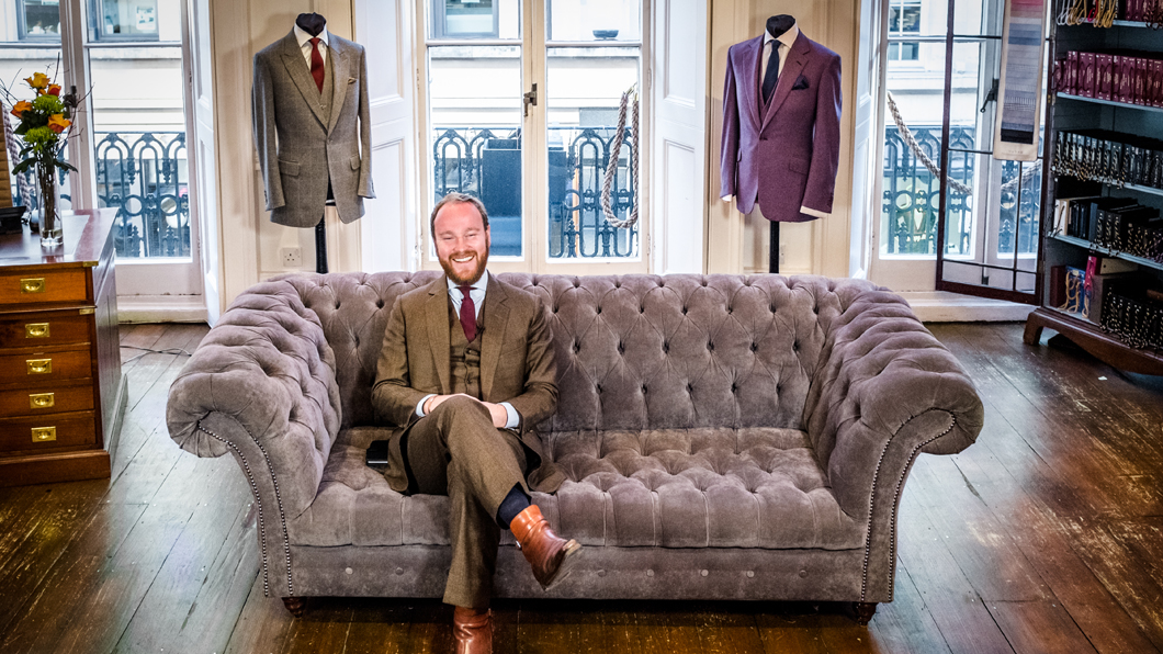 The Big Interview Cad and the Dandy s James Sleater Savile Row